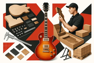 Как заказать электрогитару в форме Les Paul под своим брендом