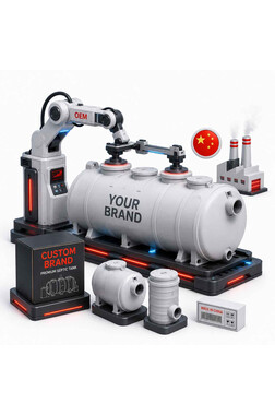 Производство септика с компрессором для дома под бренд клиента - С компрессором