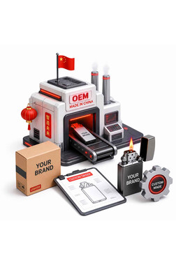 Сувенирная зажигалка с УФ-печатью по корпусу