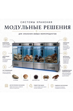 Производство аквариумов для живых морепродуктов с подготовкой образца перед партией - Образцы и партии