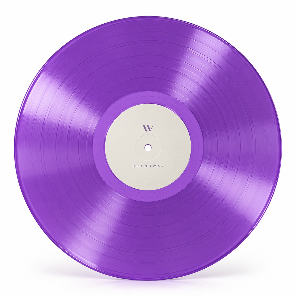 Главное фото товара - Чистая виниловая пластинка 12″, прозрачная фиолетовая, полупрозрачная цветная, для записи музыки