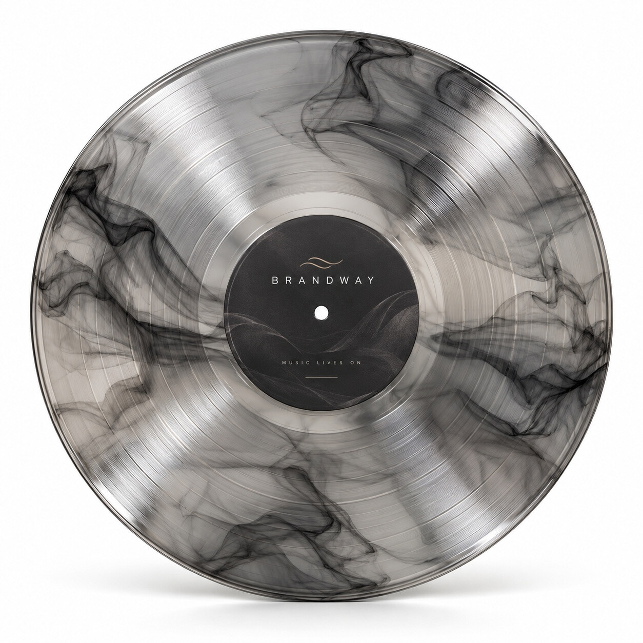 Главное фото товара - Чистая виниловая пластинка 12″, прозрачная дымчатая, полупрозрачная дымчатая, для записи музыки