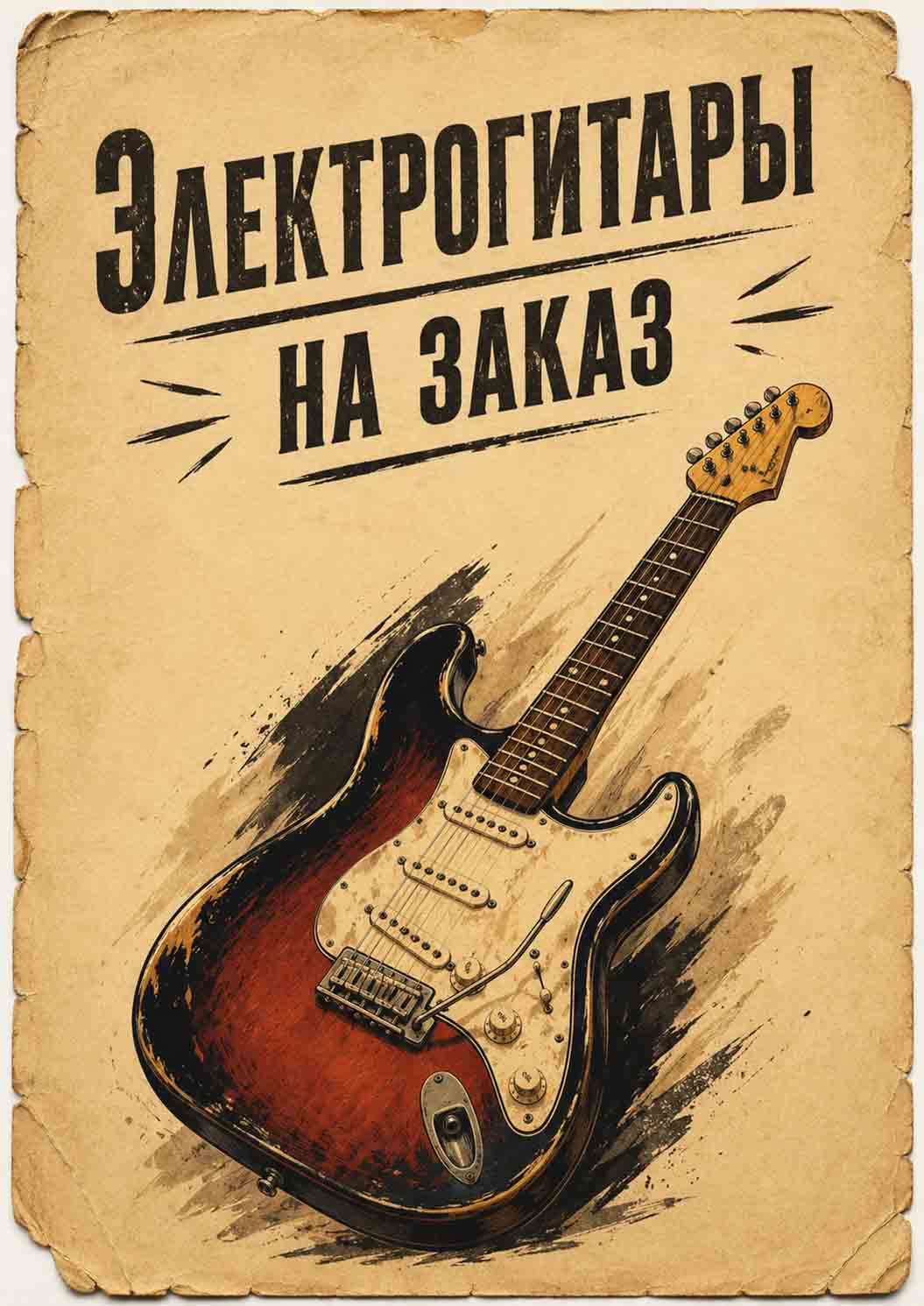 Производство гитар на заказ